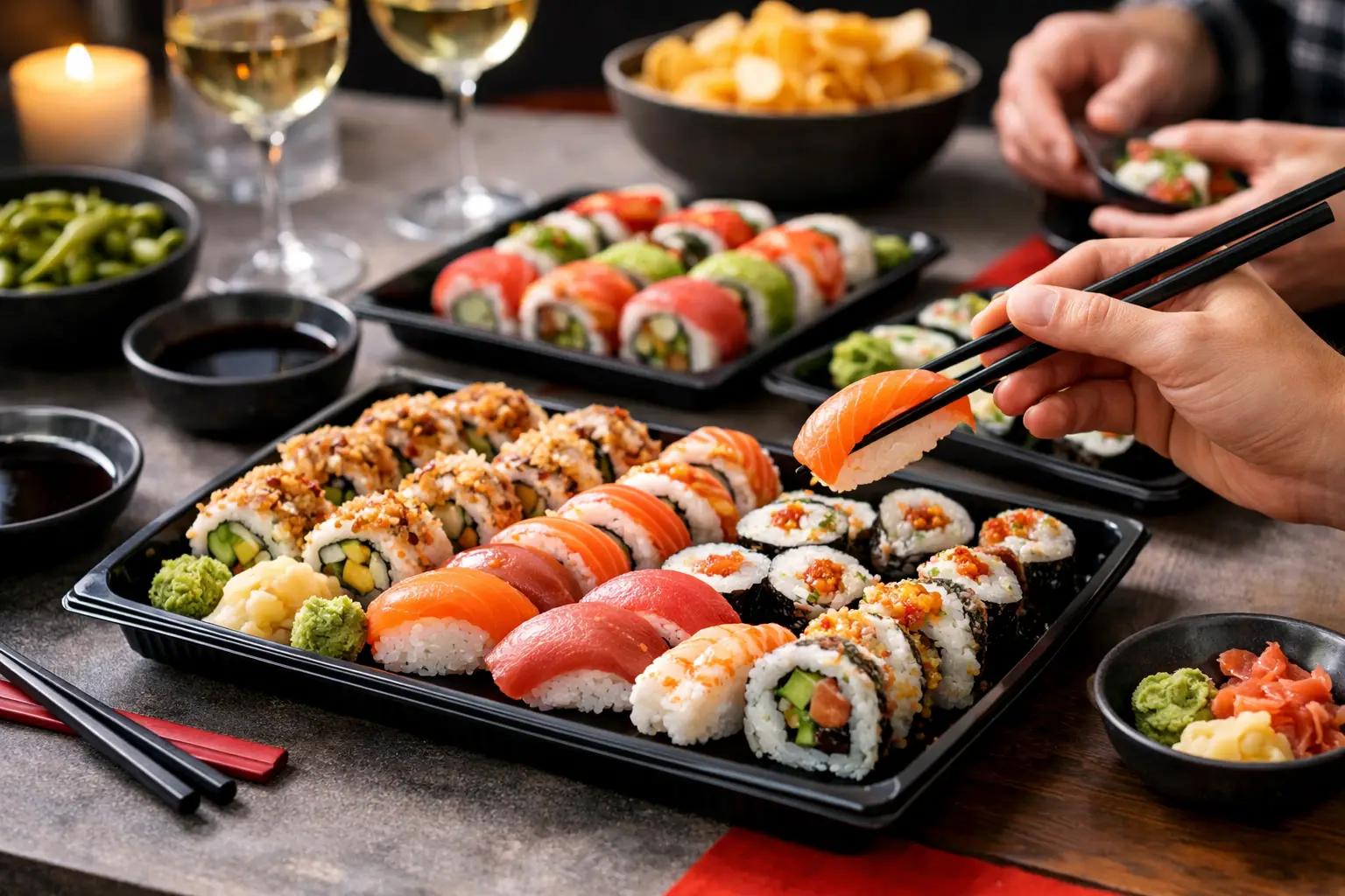 Zestaw sushi na domówkę - przykład wyboru