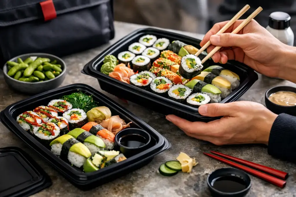 Sushi wegetariańskie na wynos – co wybrać?