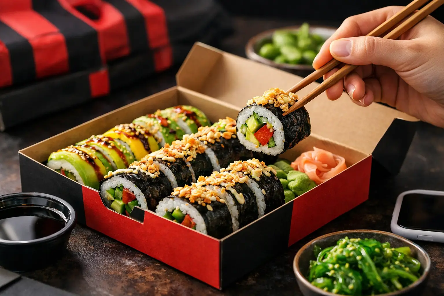 Wegetariańskie sushi Wrocław - jak zamówić dobrze