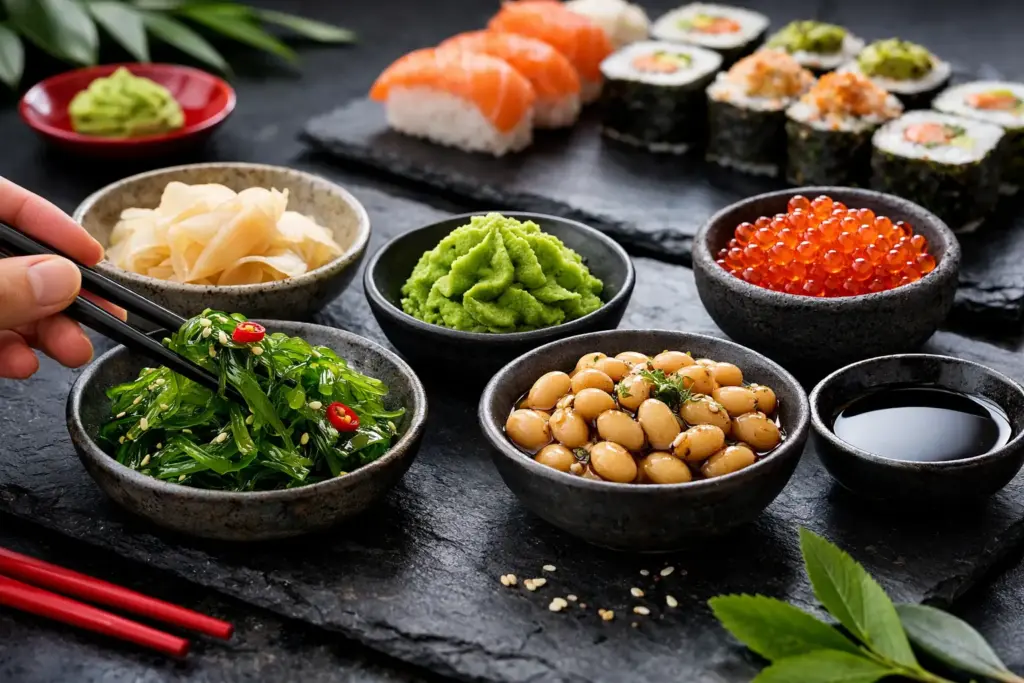 Przewodnik po japońskich dodatkach do sushi
