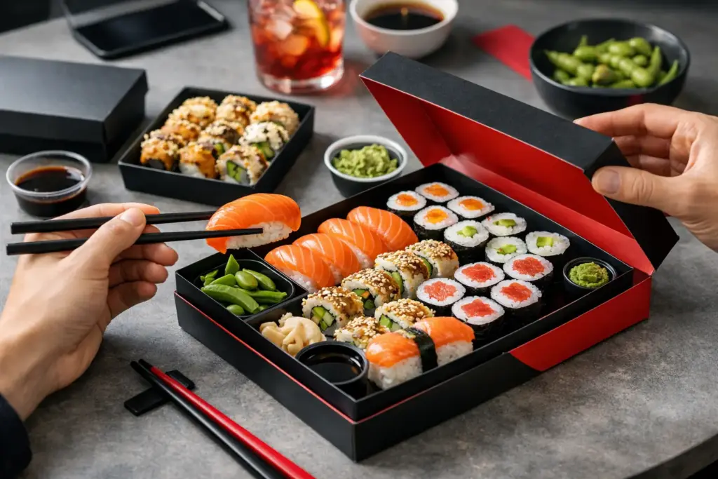 Zamówienie sushi na weekend – przykład i plan